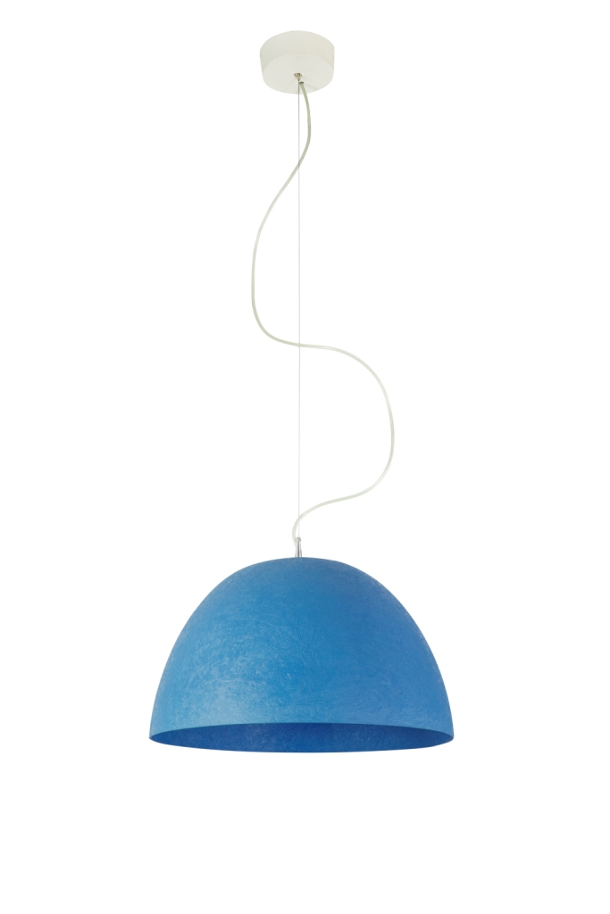 Pendant Lamp H2O Nebulite In-Es Artdesign Collection Luna Color Blue Size 27,5 Cm Diam. 46 Cm
